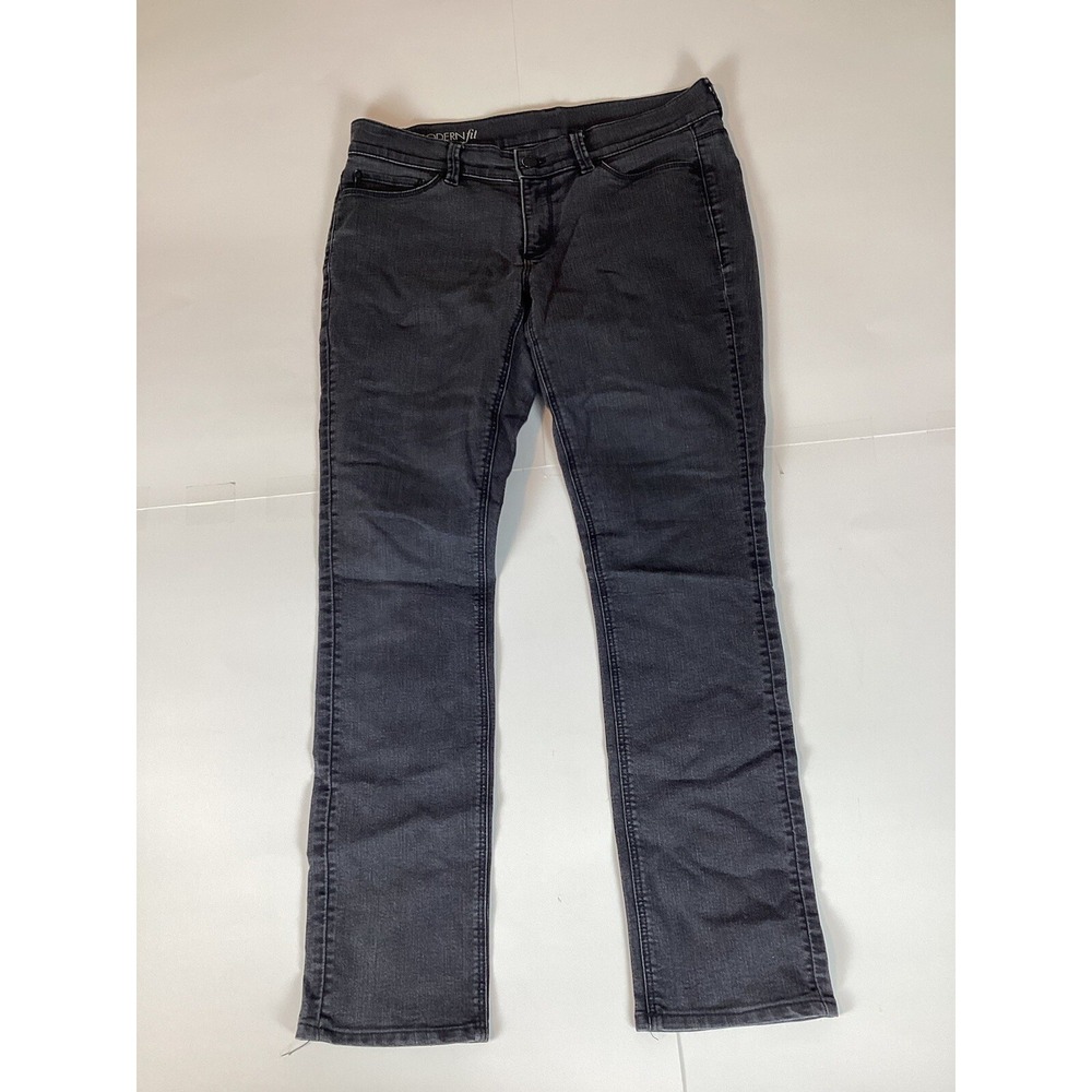 Modern Fit Womens Jeans Size 6 Denim Stretch Black Pockets Cotton Comfort